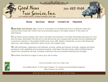 Tablet Screenshot of goodnewstree.com